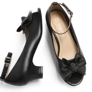Dream Pairs Girls Bow Heel Shoes NEW Dress Up